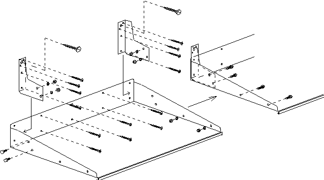 ステンレス庇施工説明図面